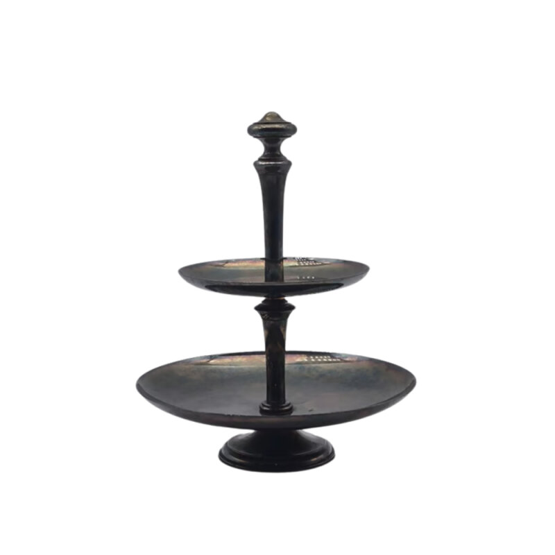 Wmf Classic Gümüş Kaplama 2 Katlı Pasta Standı 19.6908.6440 - 1