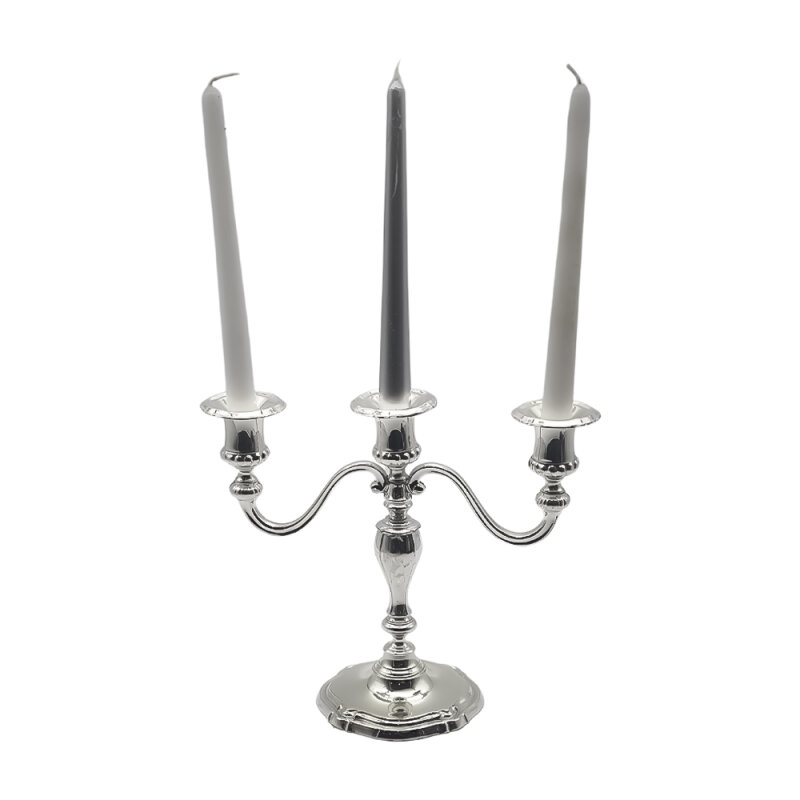 Wmf Üç Kollu Şamdan (Gümüş) H 24 Cm 02.4962.7940 - 1