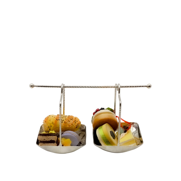 Xpd8889 Paslanmaz Stand İkili 30X13Cm - 1