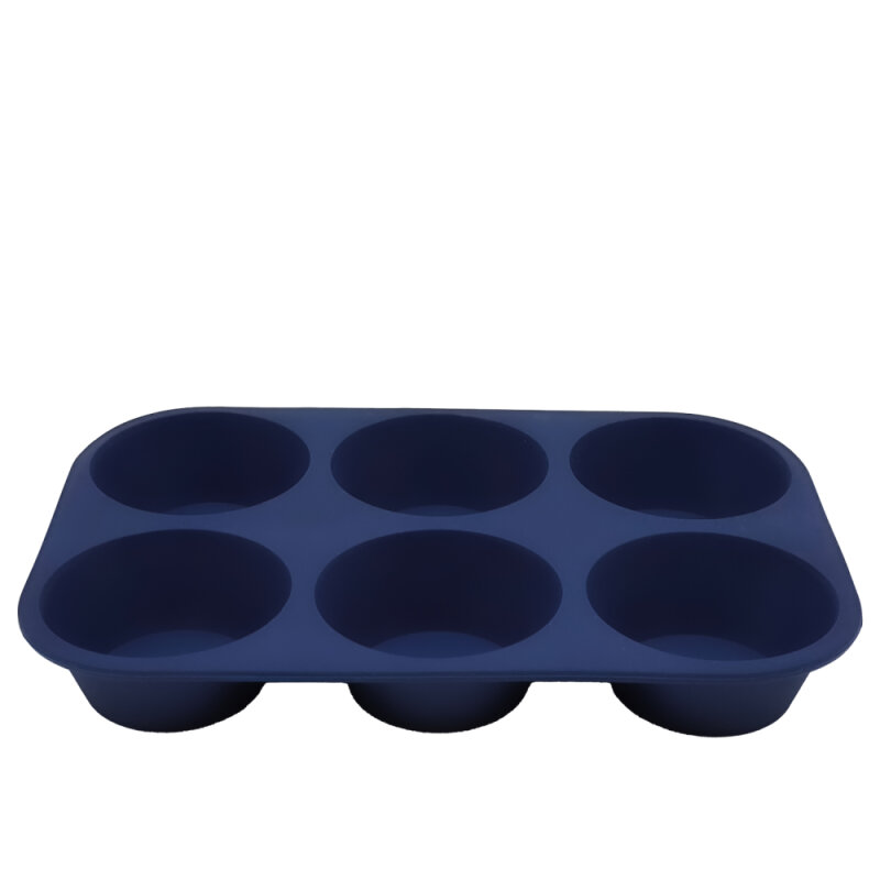 Yaşar Cam 6 Lı Büyük Muffin Lacivert - 1