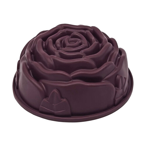 Yaşar Cam Gül Kek Kalıbı Bordo - YAŞAR CAM