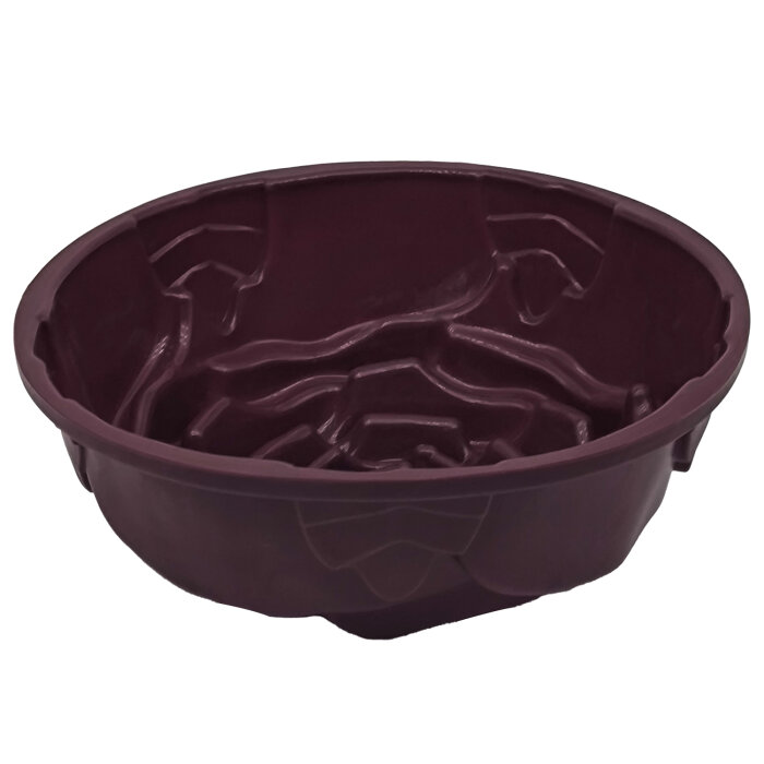 Yaşar Cam Gül Kek Kalıbı Bordo - 2