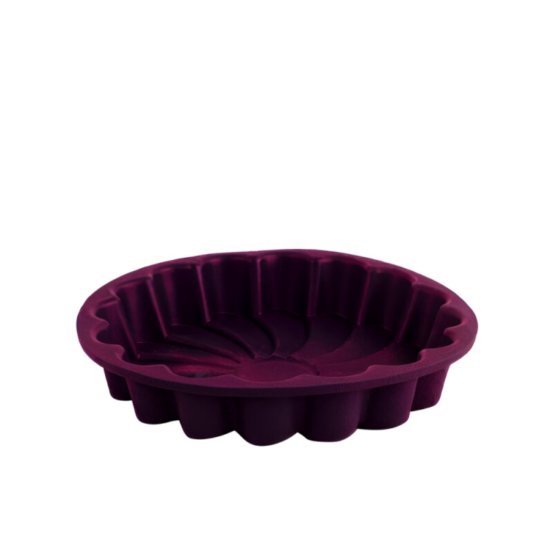 Yaşar Cam Krizantem Kek Kalıbı Bordo - 2