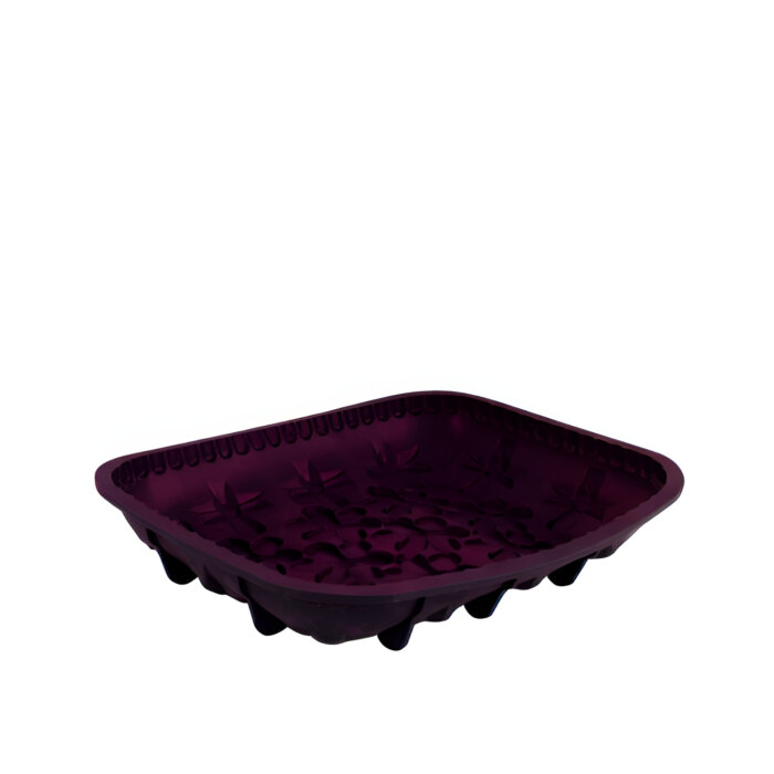 Yaşar Cam Papatya Kek Kalıbı Bordo - 1