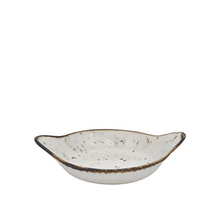 Tulu Porselen Yuvarlak Sahan Sunum 16cm - Reactıve 46 Krem SNM16FKR46 - 1