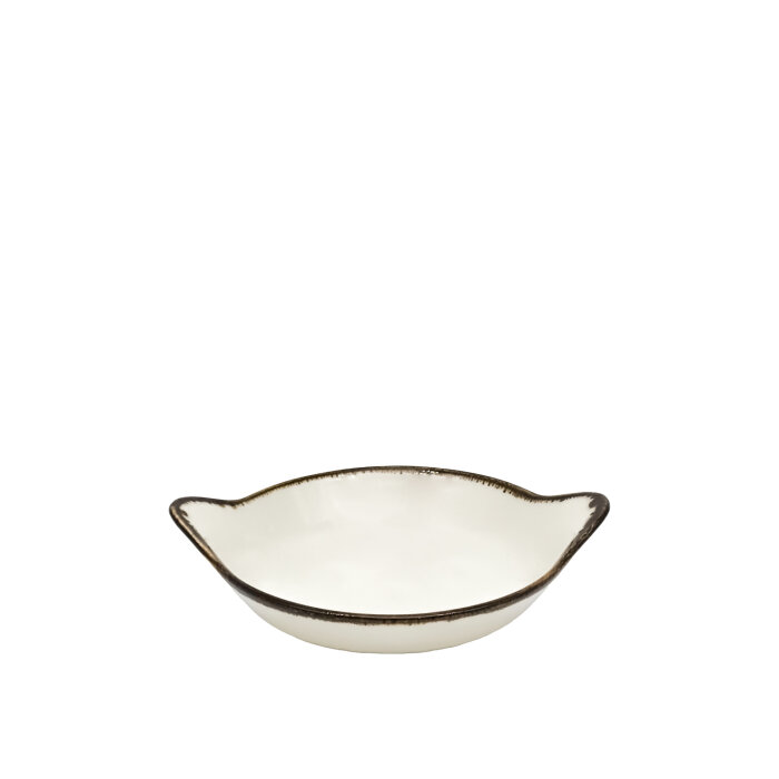 Tulu Porselen Yuvarlak Sahan Sunum 19cm - Chocolate SNM19FKCT47 - 1