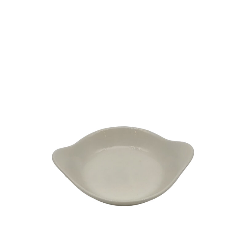 Tulu Porselen Yuvarlak Sahan Sunum 19cm Krem SNM19FK00 - 1