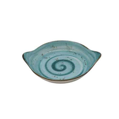 Zest Porcelain Yuvarlak Sahan Sunum 19Cm -Paris Turkuaz - ZEST PORCELAIN