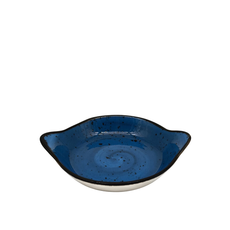 Zest Porcelain Yuvarlak Sahan Sunum 19Cm -Paris Mavi - 1