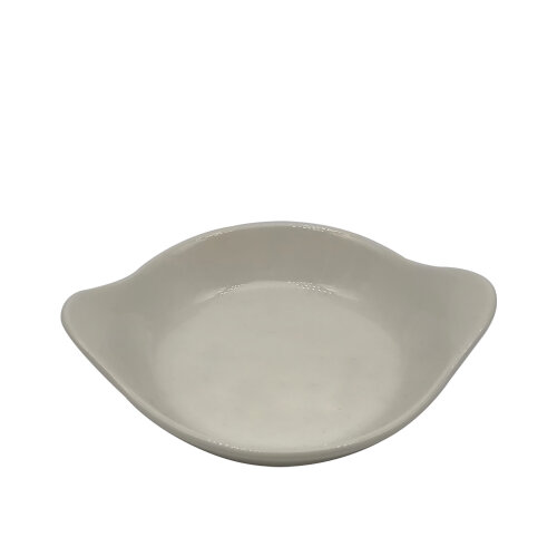 Tulu Porselen Yuvarlak Sahan Sunum 22cm Krem SNM22FK00 - TULU PORSELEN