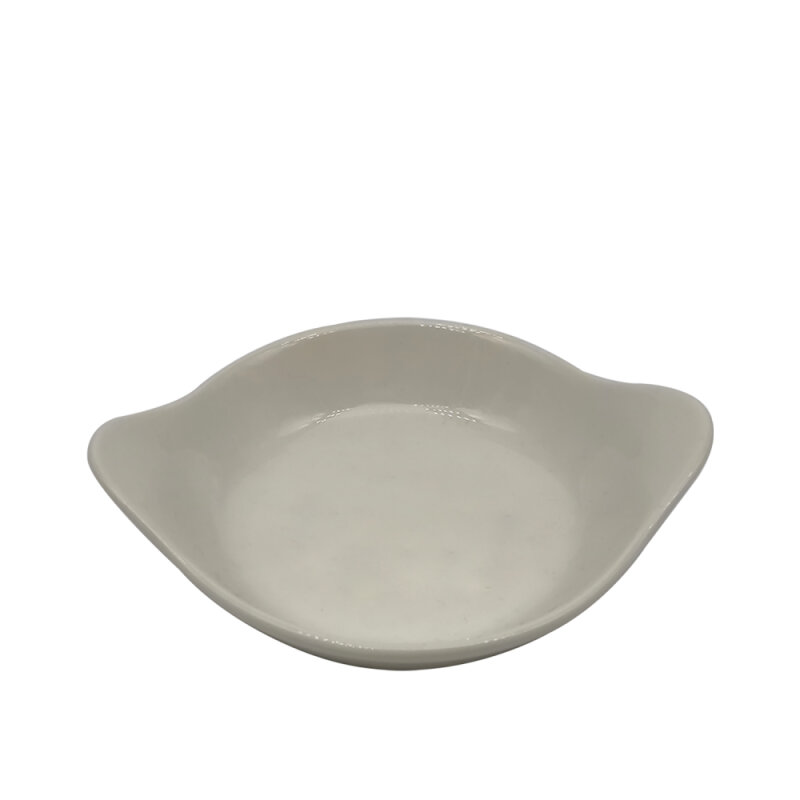 Tulu Porselen Yuvarlak Sahan Sunum 22cm Krem SNM22FK00 - 1